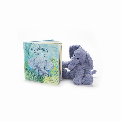 Jellycat Elephants Can't Fly and Fuddlewuddle Elephant Medium USA | 12746QCLN